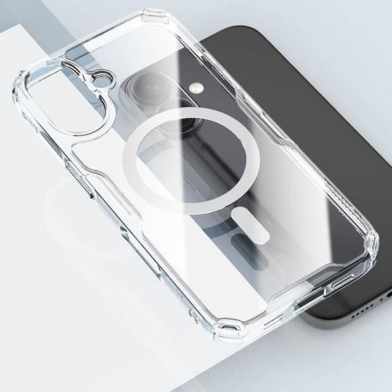 TPU чохол Nillkin Nature Pro Magnetic для Apple iPhone 17 (6.3") Безбарвний (прозорий) | Зображення 5