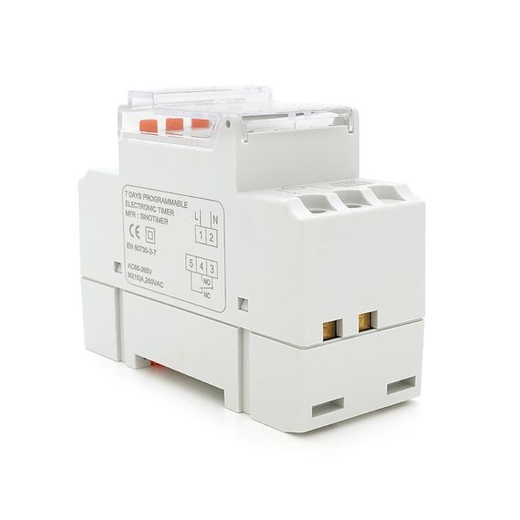 Реле часу Sinotimer TM920BK, на DIN-рейку, LCD, програмований, змінна батарея | Зображення 3