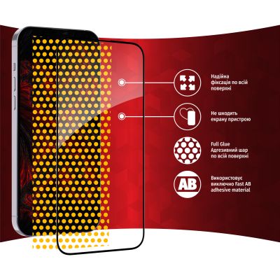 Стекло защитное Intaleo Full Glue Apple iPhone 14 Pro (1283126542084) | Зображення 5