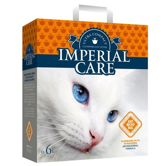 Бентонитовый наполнитель с ионами серебра Imperial Care Silver Ions, 6 л