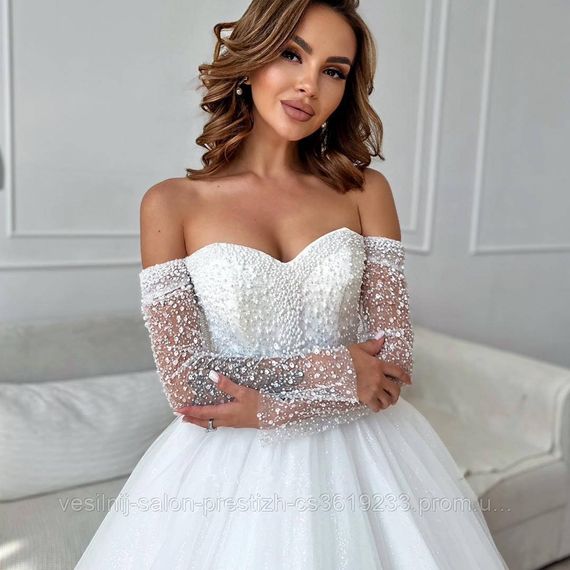 Весільна сукня, ручна вишивка | Зображення 1