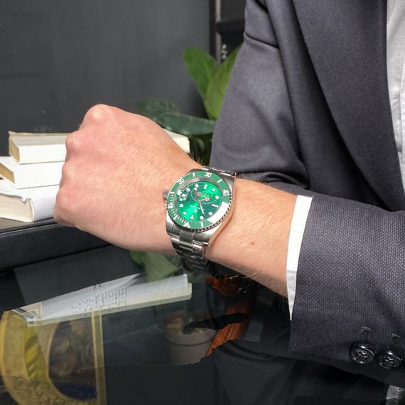 Чоловічий годинник Pagani Design PD-1661 Silver-Green | Зображення 9