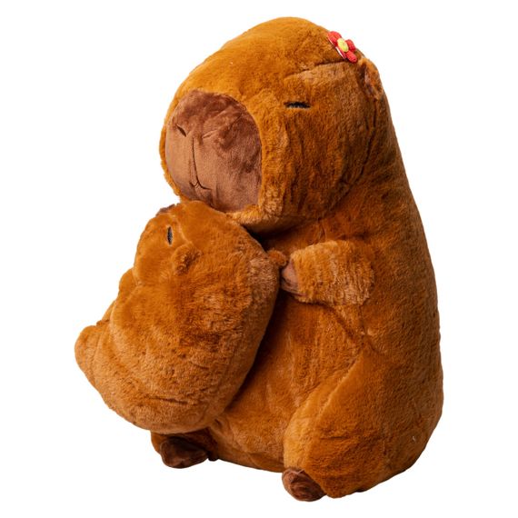 М'яка іграшка-плед, подушка 3 в 1 Капібара Коричневий Colorful Home 509-4B | Зображення 3