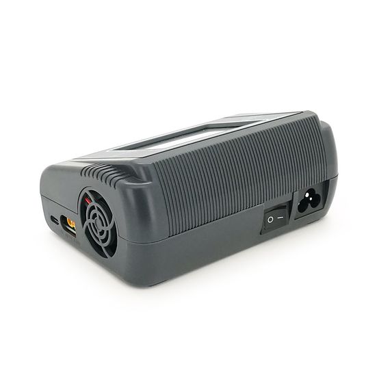 Зарядний пристрій HTRC T240 Duo AC150/DC240Вт, тип АКБ LiPo, LiHv, Li-ion, NiMh, LiFe, Pb, 3.2" Touch screen, 145x105x64mm | Зображення 3