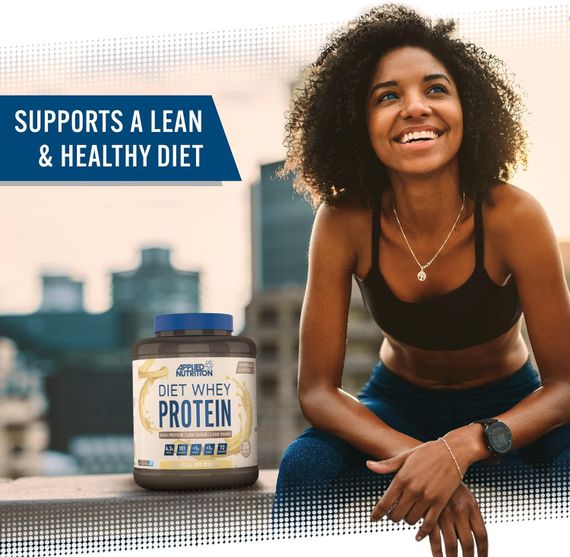 Протеин Applied Nutrition Diet Whey High Protein Powder (1.8kg - 72 Servings) (Vanilla Ice Cream) | Зображення 2