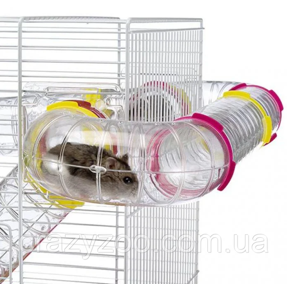 Клетка для хомяков Ferplast Laura малиновая 46х29.5х37.5 см 57912411 | Зображення 4