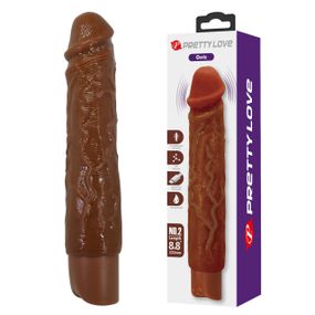 Реалистичный вибратор - Pretty Love Osric Realistic Vibrating Dildo Brown Sex Aura