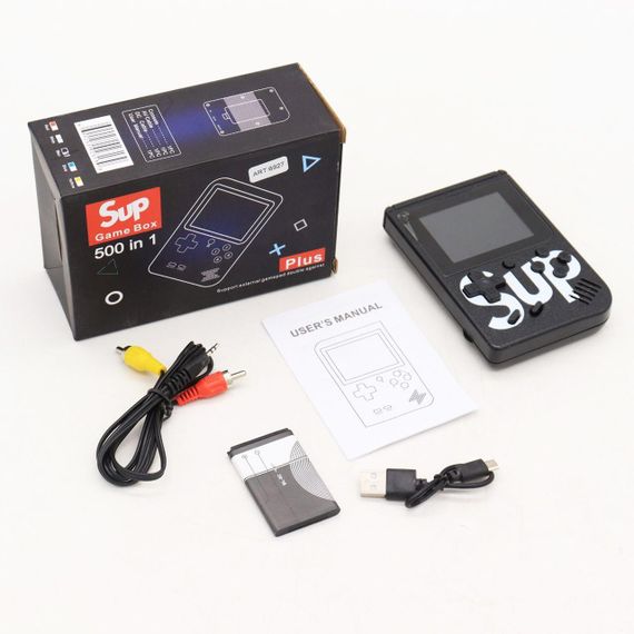 Ігрова ретро приставка 8 біт, на 400 ігор, SUP Game Box, колір Рандом / Портативна ігрова консоль / Денді | Зображення 9