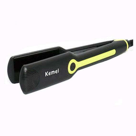 Праска для волосся Kemei KM-2116 з турмаліновим покриттям | Плойка гофре
