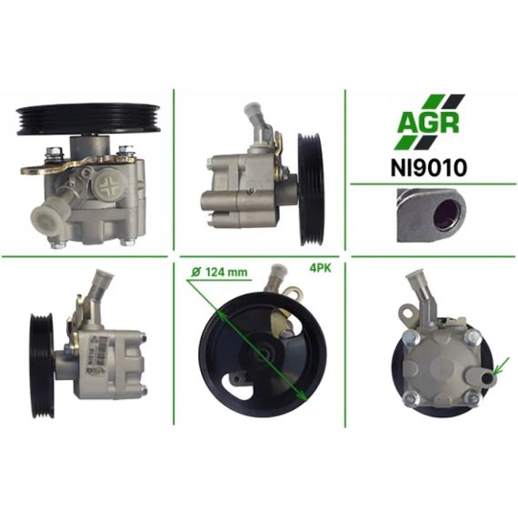 Насос ГУР новый NISSAN ALMERA II (N16) 00-, ALMERA II Hatchback (N16) 00-, PRIMERA (P12) 02-