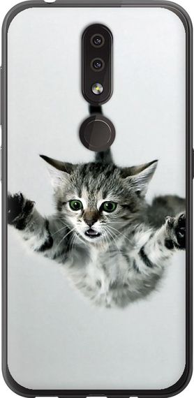 Чехол на Nokia 4.2 Летящий котёнок "2322u-1680-17620"