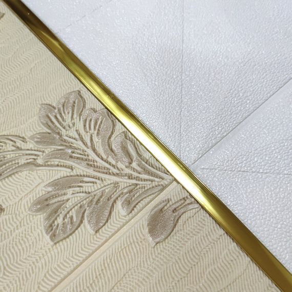 T-подібний молдинг 3000х12х4мм Золото SW-00001151 | Зображення 3