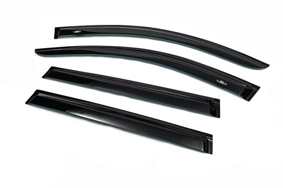 Ветровики SW (4 шт, HIC) для Skoda Octavia II A5 2006-2010 гг | Зображення 4