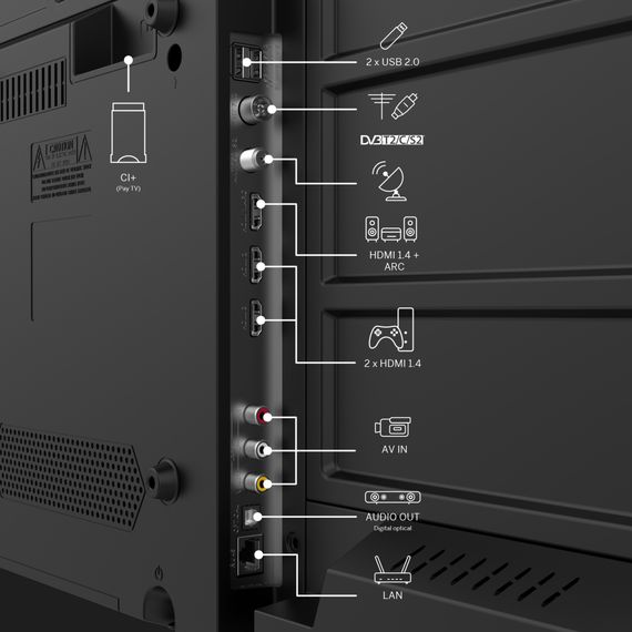 Телевизор THOMSON 40QG4S14 | Зображення 4