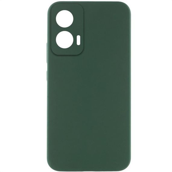 Чохол Silicone Cover Lakshmi Full Camera (AAA) для Motorola Edge 60 Pro Білий / White Зелений / Cyprus Green
