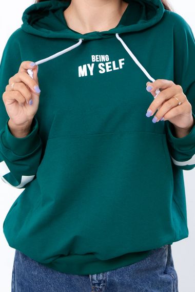 Худі для жінок Носи своє 52 Темно-зелений (p-14893-169688) | Зображення 3