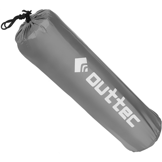 Самонадувний килимок Outtec з подушкою гладкий сірий | Зображення 6