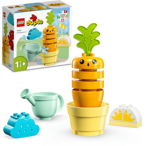 Конструктор LEGO DUPLO My First Морква на грядці 11 деталей (10981) | Зображення 5