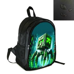 Рюкзак городской/школьный 38×28см с принтом Minecraft Крипер детский, подростковый,спортивный(4177)