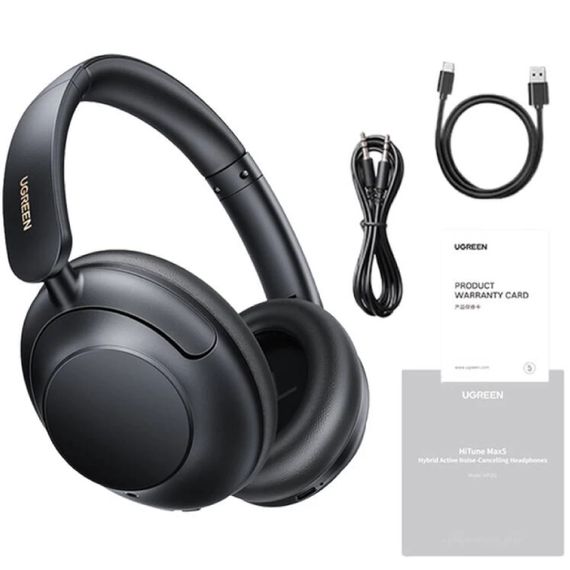 Навушники UGREEN HP202 HiTune Max5 Hybrid ANC Black | Зображення 5
