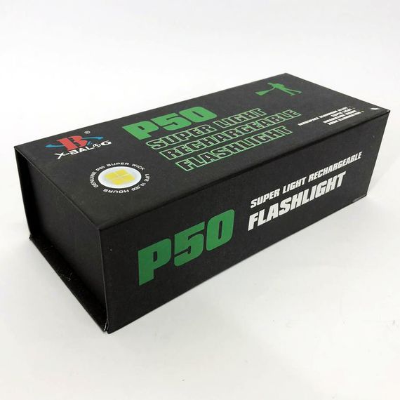 Ліхтар акумуляторний X-Balog BL-A72-P50, ручний ліхтарик, водонепроникний ліхтар, потужний акумуляторний | Зображення 5