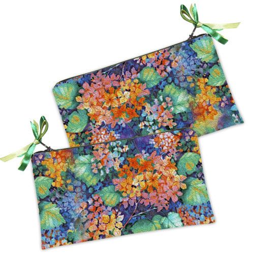 Косметичка женская Яркие цветы 20х12 см (K_15M049)