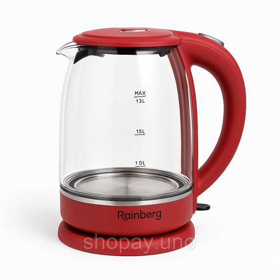 Електрочайник Rainberg RB-2218 3200 Вт 2л Red