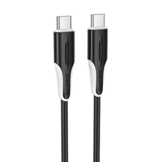Дата кабель Borofone BX119 New Type-C to Type-C 60W (1m) Black
