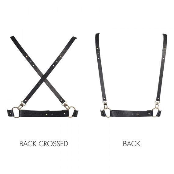 Портупея "Х" MAZE by, Bijoux Indiscrets Black | Зображення 3