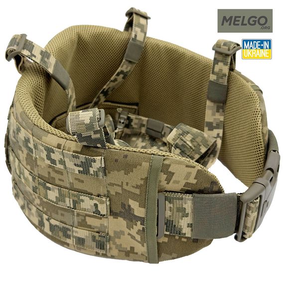РПС Cordura IRR 500 D Піксель ММ-14 (pixel) MELGO, Ремінно-плечова система, Розвантажувальний пояс тактичний M
