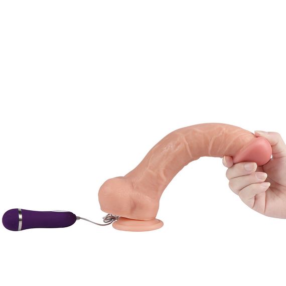Вібратор "Apolo vibrating dildo" 10 режимов вибрации Sex Aura | Зображення 4