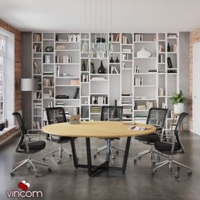 Стол круглый Loft Design D-2000 для переговоров Борас