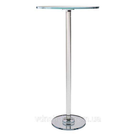 Тортівниця скляна на високій ніжці 30×60 см кругла підставка для торта, капкейків HP-4-88M | Зображення 3