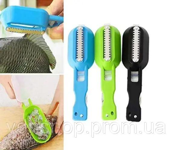 Рибочистка Ніж скребок для чищення риби Fish Scales Wiper Cleaning | Зображення 1