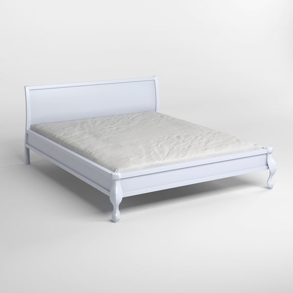 Односпальне дерев&#039;яне ліжко Mebigrand Палермо Сіро-блакитний (S2010R80B) 80х190 см (MBG-11259) | Зображення 1