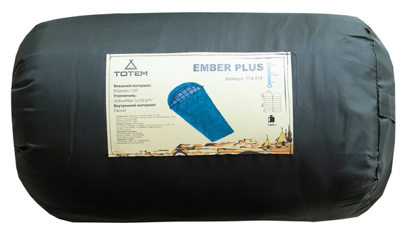 Спальный мешок Totem Ember Plus одеяло с капюшом правый olive 190/75 UTTS-014-R | Зображення 7