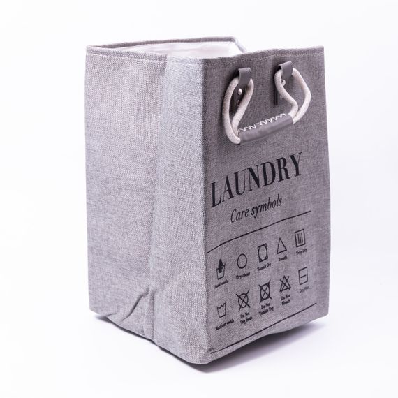 Кошик для білизни 31×26×44 (см) м'який 28 (л) Сірий HP-41-2G | Зображення 1