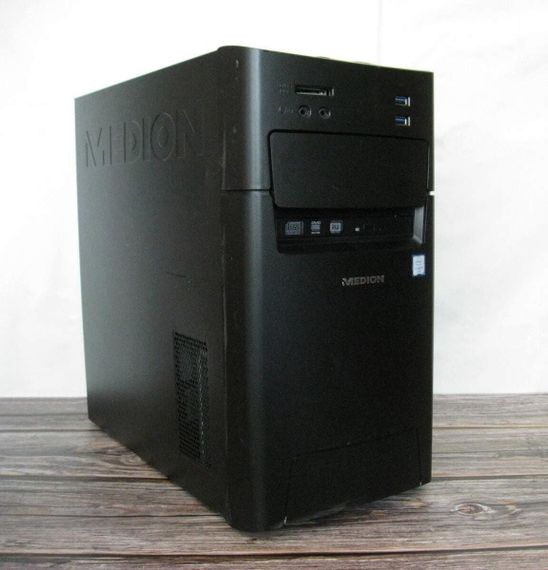 Ігровий ПК Medion Akoya P5360 Tower / Intel Core i5-6402P (4 ядра по 2.8 - 3.4 GHz) / 16 GB DDR4 / 128 GB SSD M.2 + 1000 GB HDD / AMD Radeon RX 460, 2 GB GDDR5, 128-bit / Win 10 Home + Кабель живлення б/в | Зображення 3