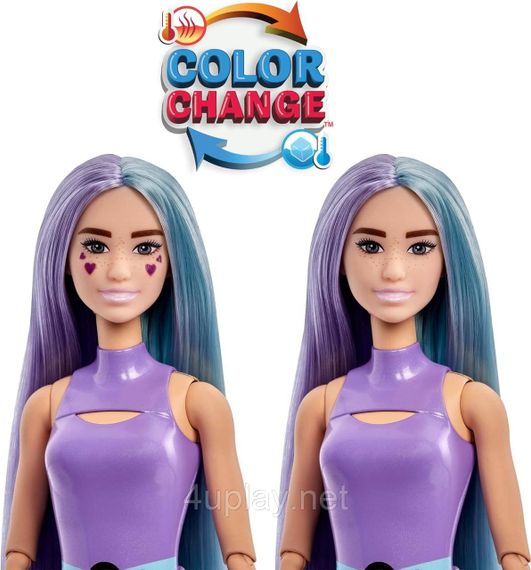 Лялька Барбі кольорове перевтілення кульки таро Оригінал Barbie Pop Reveal Taro Milk | Зображення 2