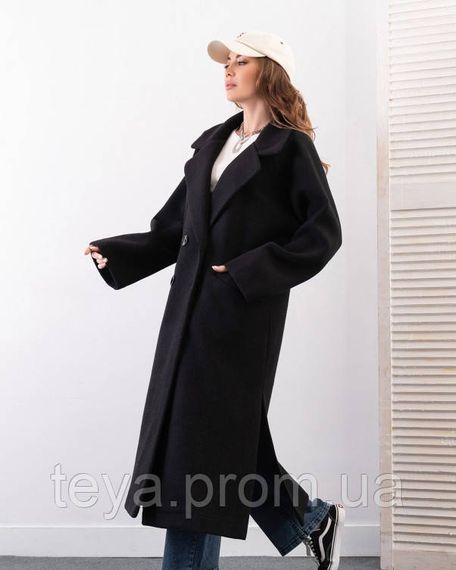 Пальто колір чорний розміри XXL, 3XL, L, M, S, XL FI_009025 | Зображення 1