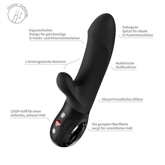 Пульсатор Fun Factory Bi Stronic Embrace Black | Зображення 7
