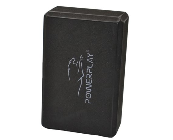 Блок для йоги PowerPlay 4006 Yoga Brick Чорний | Зображення 2