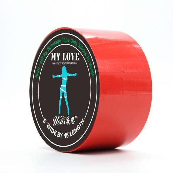 Стрічка бондажна My Love Red 15м Sex Aura
