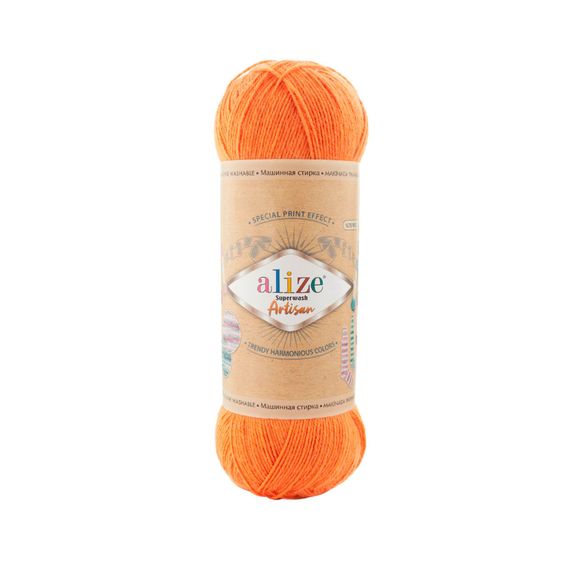 Alize Artisan Superwash, помаранчевий 336