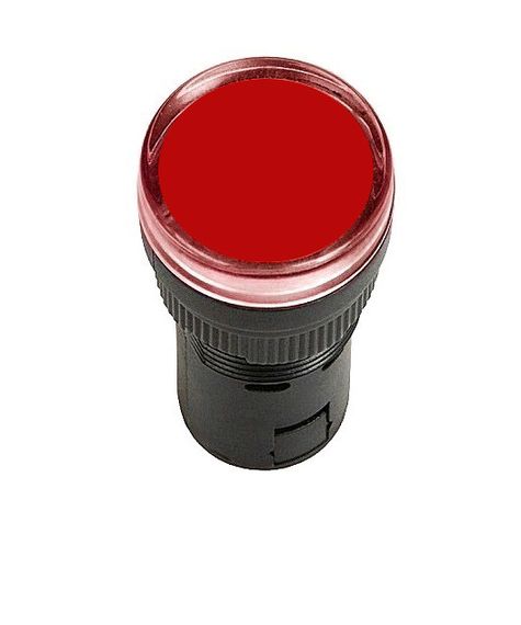 Лампа AD16DS d16mm червона 12V AC/DC Ny95502223