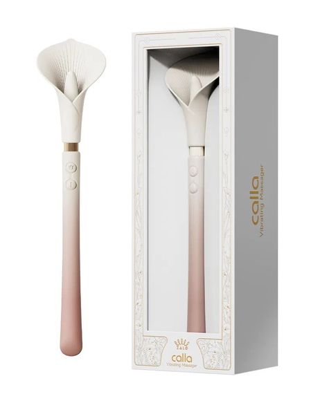 Розкішний вібромасажер Zalo – Calla Blossom Pink, двосторонній, 2 мотори | Зображення 7