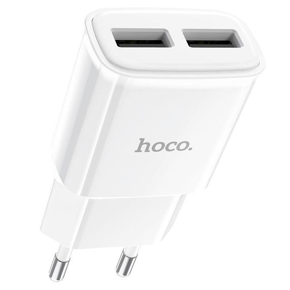 СЗУ HOCO C88A (2USB/2.4A) Білий