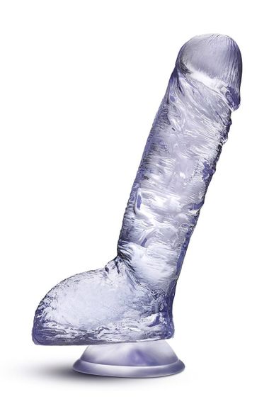 Фалоімітатор на присосці прозорий 23 см sexstyle | Зображення 6