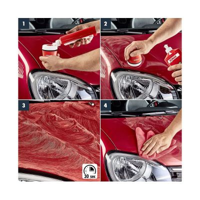 Автополироль Sonax Polish Wax Color NanoPro red 500мл (296400) | Зображення 3