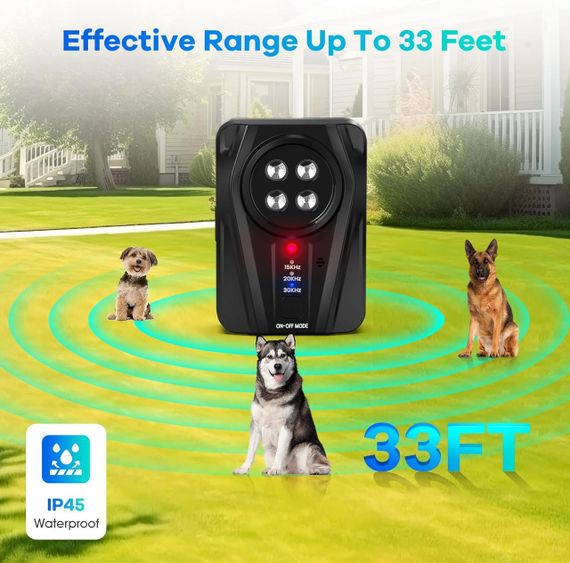 Антилай, пристрій відлякування собачого лаю, Автоматичні пристрої проти гавкання для собак 10 м, | Зображення 1